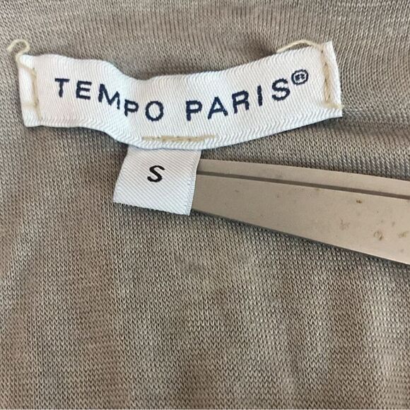 Tempo boutique brand Silk Blend Poncho made in Italy Top size Small - Picture 4 of 4